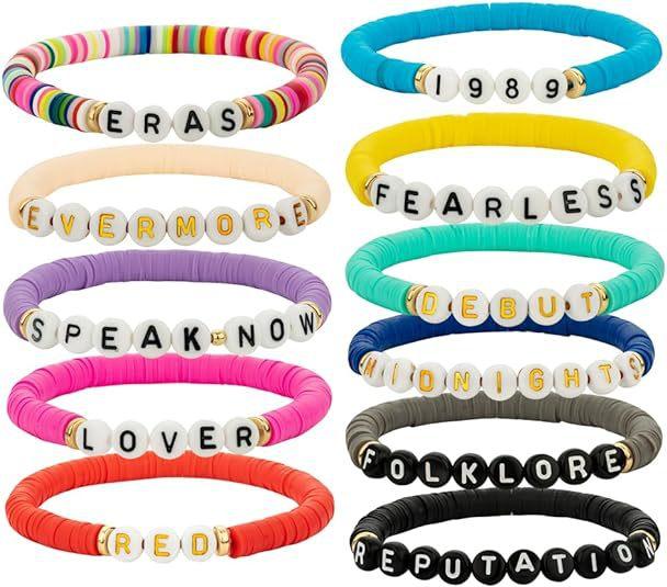 11PCS Taylor Friendship Bracelets Swifties Music Party Jewelry Lover Reputation