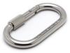 123 Two Stainless Steel Carabiner KA102 Double Stopper KA102WS (One Three)