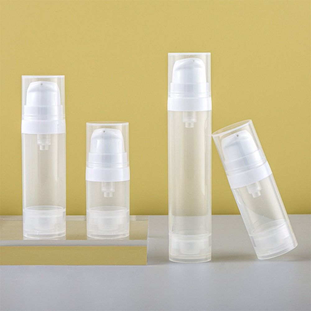 Женские туалетные принадлежности Многоразовые флаконы Косметический контейнер Безвоздушный флакон для лосьона Бутылки с вакуумным насосом