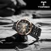 Torso T605M Zephyrus Skeleton Automatic Watch Men's Metal Watch (leather Strap provided),Korean Popular Watches