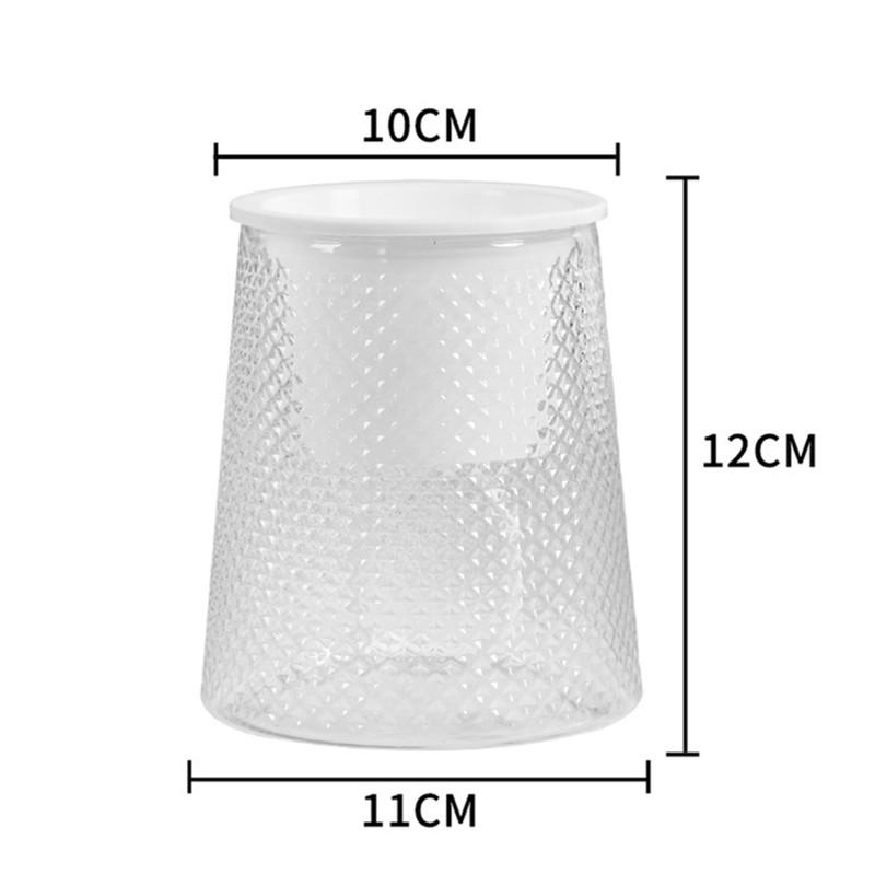 Self Watering Plant Pot Transparent Plastic Flower Pot Double-layer Automatic Lazy Potted Flower Pot Hydroponic Flowerpot