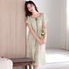 Женская ночная рубашка с чашечками Летняя тонкая модальная пижама, можно носить на улице Летняя женская домашняя юбка из ледяного шелка