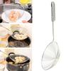 1pcs Stainless Steel Strainer Fried Food Filter Soup Spoon Kitchen Tools Noodles Dumplings Chaotic Long Handle Filter Spoon