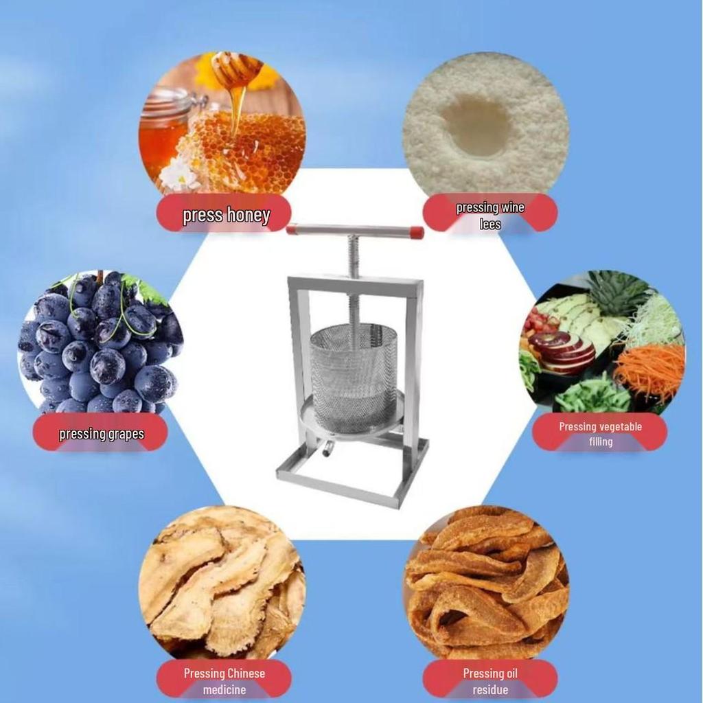 Медовый пресс: Ручная соковыжималка и экстрактор сока из нержавеющей стали 304