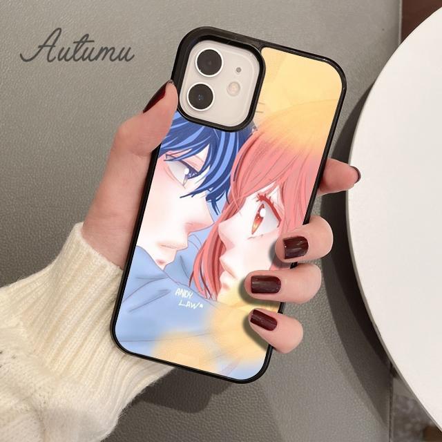 Чехол для телефона с изображением аниме Ao Haru Ride Kiss для iPhone 11 12 13 14 Pro Max mini X XR XS SE 2020 6S 7 8 Plus Samsung Galaxy S21 S22