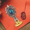 Decorative DIY Scrapbooking Double Diamond Seal Handle Seal Stamp Tool Wax Seal Stamp Handle