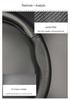 BMW Mini Cooper Steering Wheel Cover: Genuine Leather & Carbon Fiber Handle for Countryman