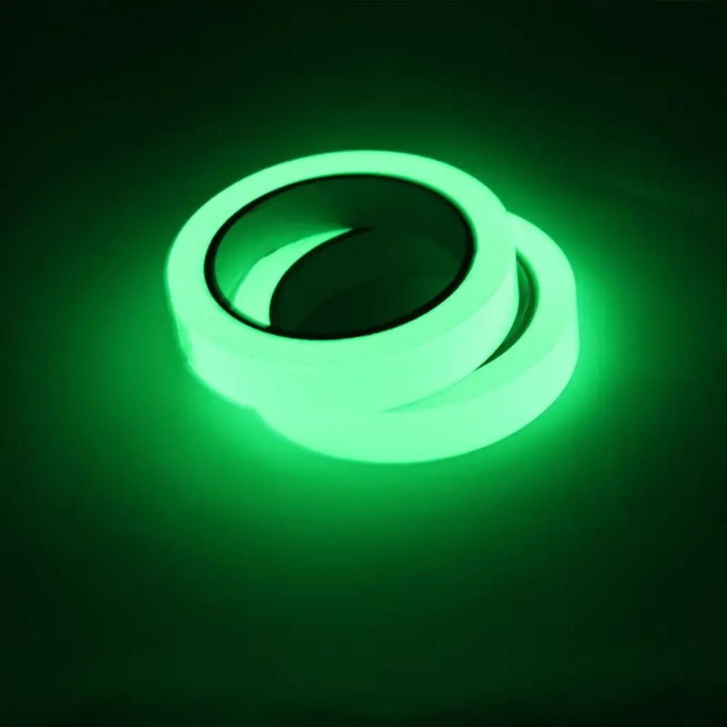 Illiant Green Glowing Effect | Bright Green Luminous Tape for Enhanced Visibility and Safety At Night | Non-slip Ground Light St