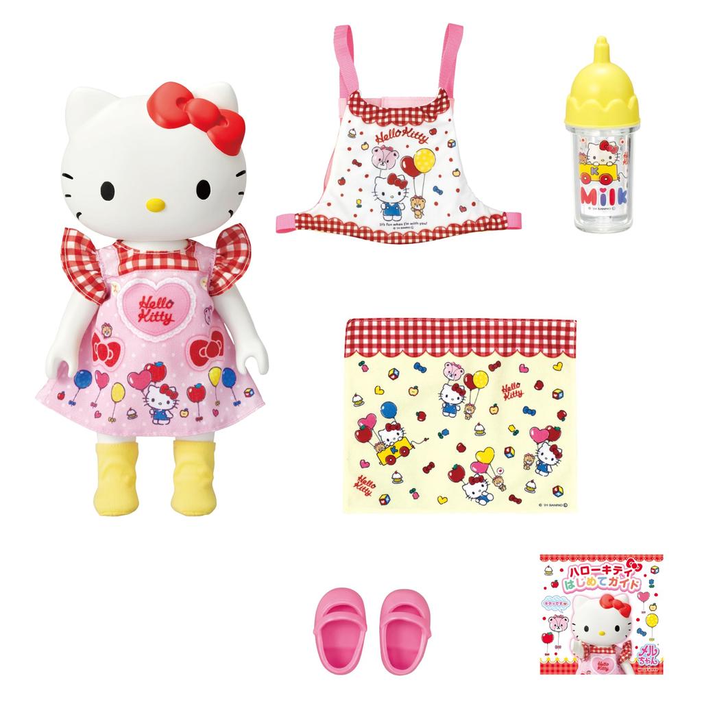 Pilot Mel-chan Doll Set: Hello Kitty Loves Caring [Winner of the Character Category Award At the 2024 Japan Toy Awards] Ages 1.5 and Up
