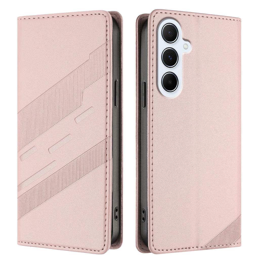 Чехлы для телефона Samsung Galaxy A56 5G в панк-стиле с тиснением, кошелек-подставка, кожаная обложка