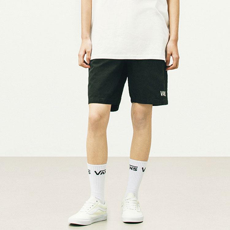 Vans X Mooncasket Collaboration Checkered Print Woven Shorts Women shorts Black VN0A5H4UBLK