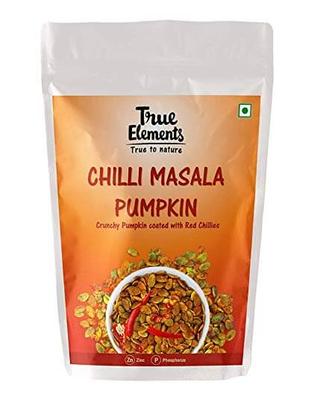 Семена Тыквы с Чили и Масалой (125 г), Chilli Masala Pumpkin,  True Elements
