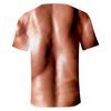 Хэллоуин Косплей Muscle 3D Футболка с коротким рукавом Мужские топы Поддельные грудные клетки Костюм Уличная одежда Футболки Футболка Абдоминальный мужской