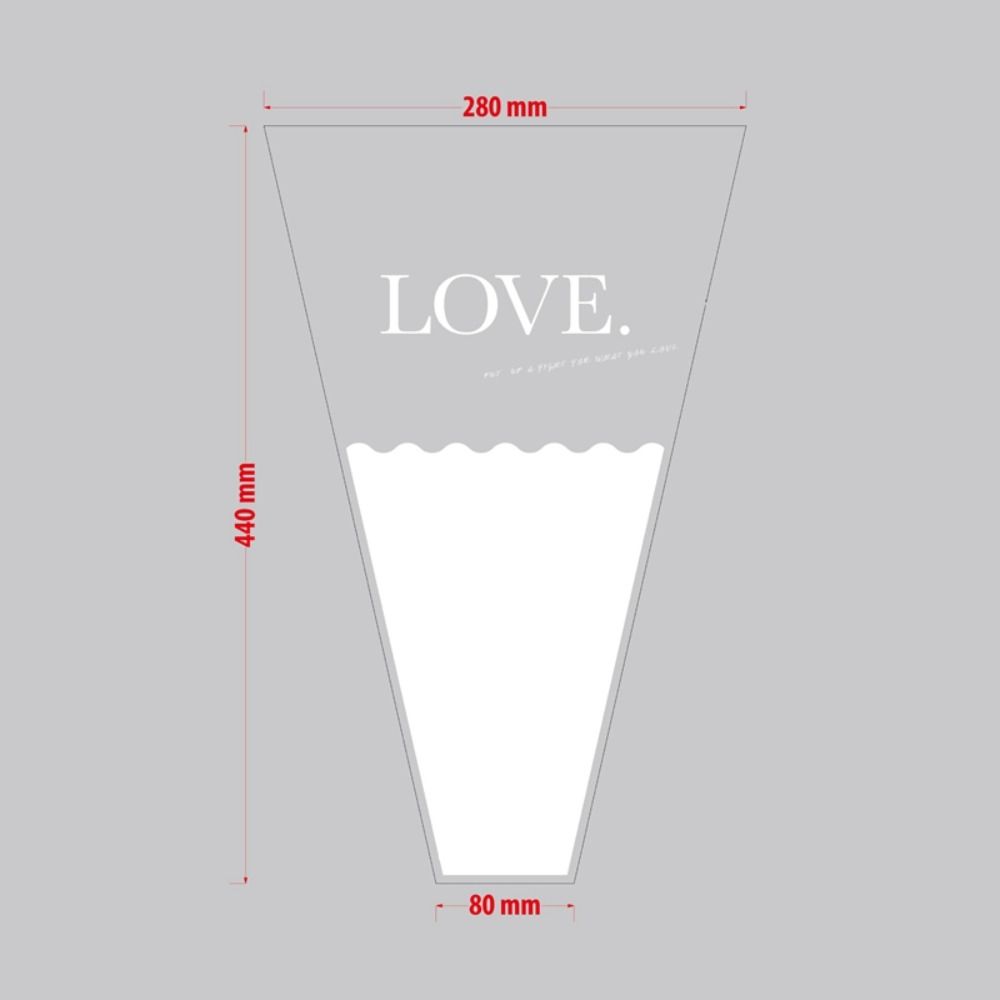 50pcs Waterproof Flower Packaging Bag Package Supplies Bouquet Packing Material Wedding