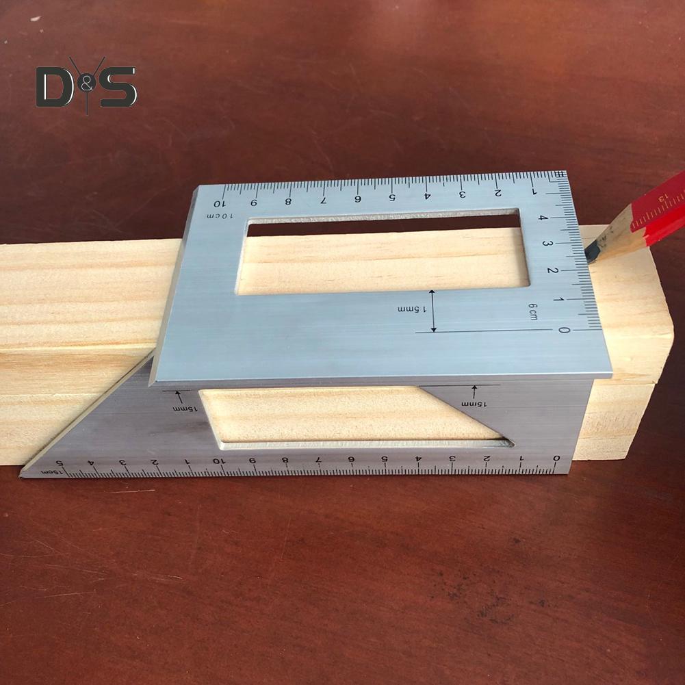 DYS TOOL SHOP Многофункциональная измерительная линейка 45/90 градусов