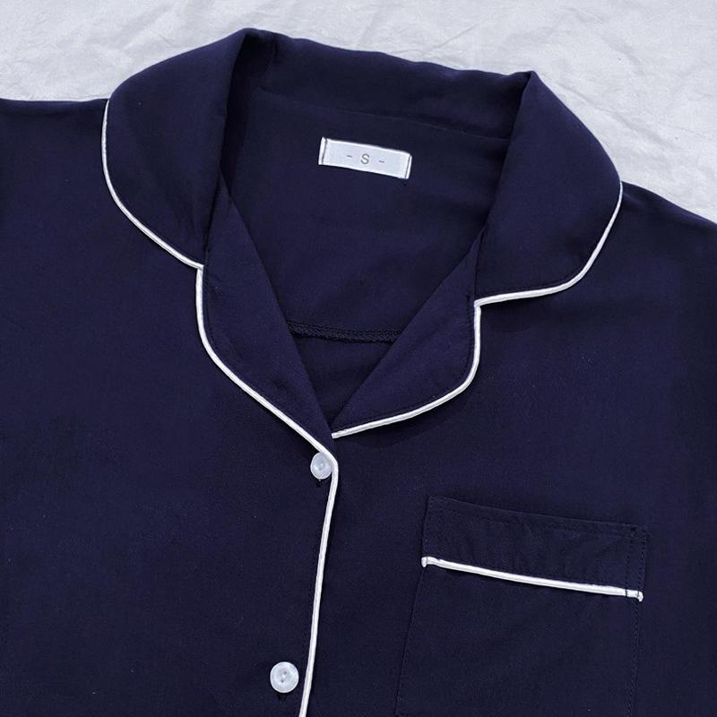 Пижамы женские летние однотонные шорты с короткими рукавами повседневный женский комплект домашней одежды