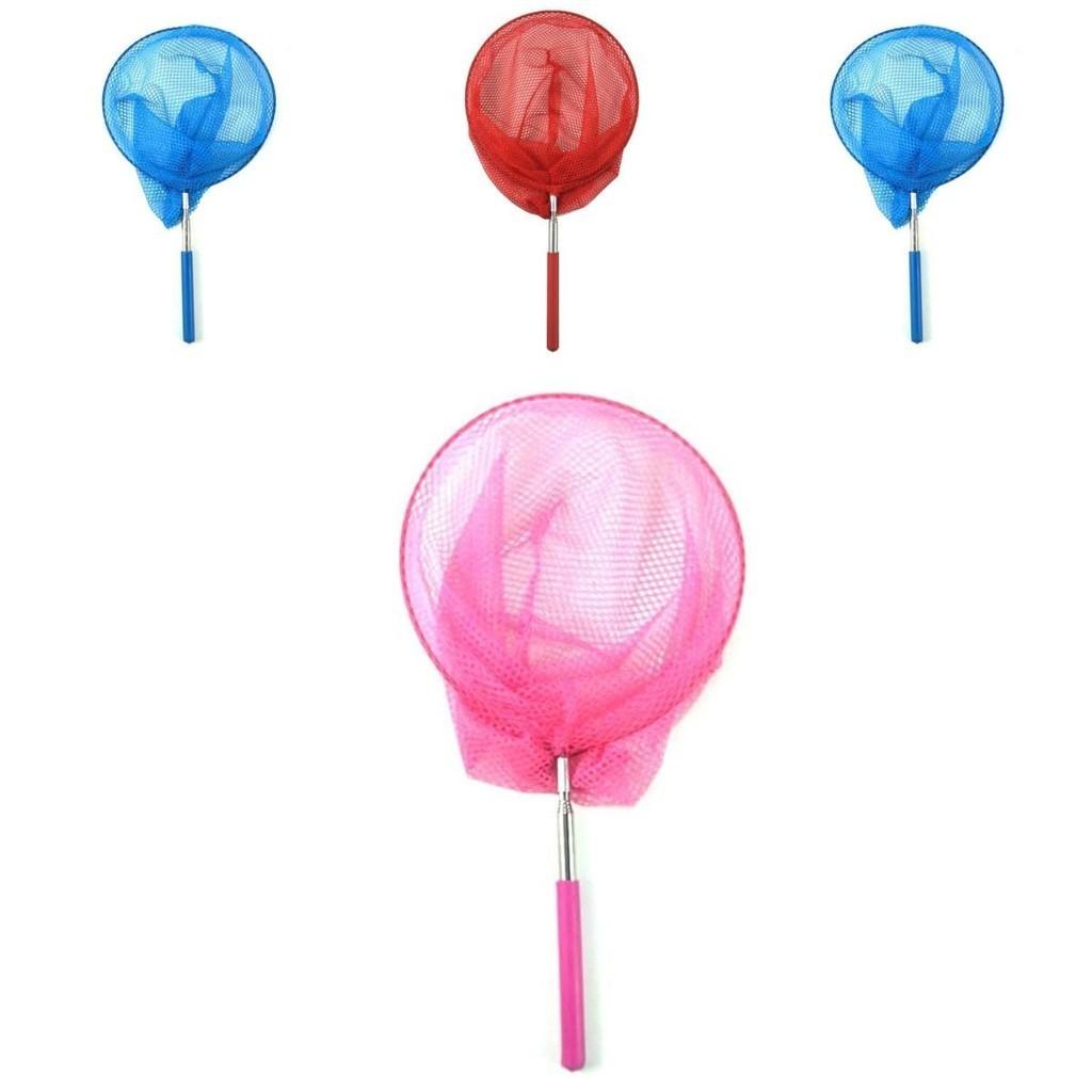 Colorful Kids Extendable Telescopic Handle Fishing Bug Butterfly Catching Net