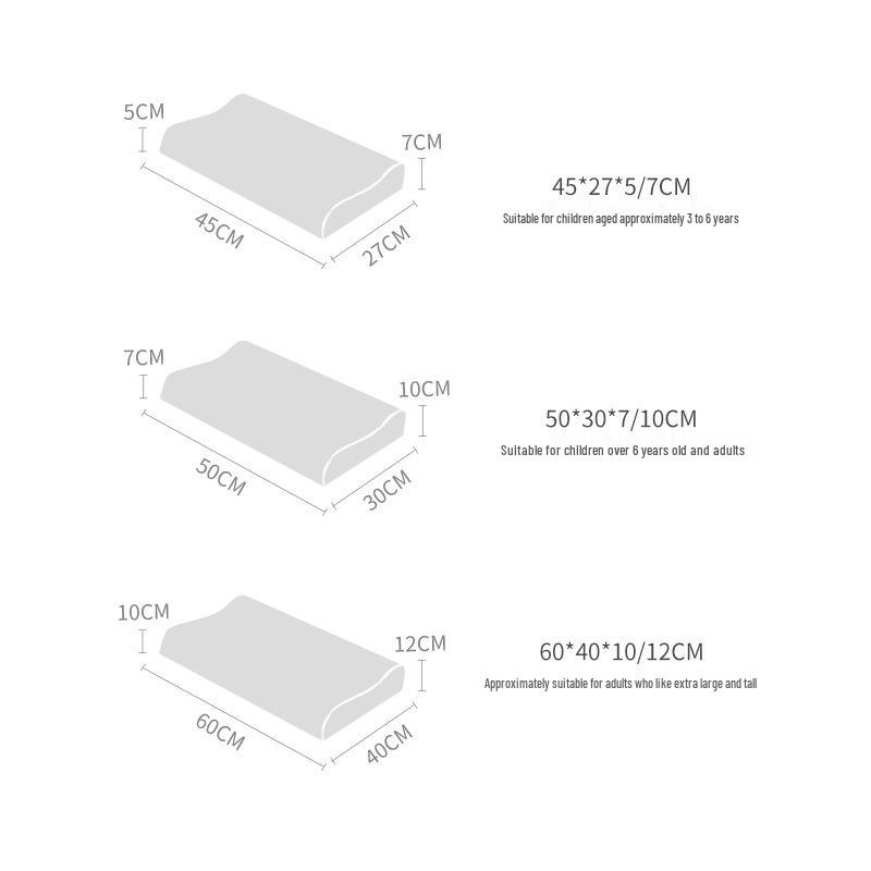 Cute Cartoon Memory Foam Neck Pillow for Pressure-Free Sleep with Pillowcase