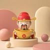 Resin Fortune God Figurine With Coin Box Decorative Desktop Ornament Home Living Room Feng Shui