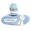 Excellent LOUIS VUITTON Low cut sneakers lv trainer Ice blue denim mens 6 Used