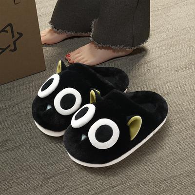 Мультяшные милые милые хлопковые тапочки осень и зима для дома в помещении нескользящие плюшевые утолщенные теплые хлопковые швабры