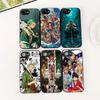 Casing for Apple iPhone 12 13 Pro Max Mini ProMax X XR Air 13Pro XS Phone Cover Soft Case Sanji Roronoa Zoro One Pieces Luffy