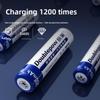 Rechargeable Battery Charger Set: Includes 8 AA 1.2V 3000mAh Batteries for Toy Microphones