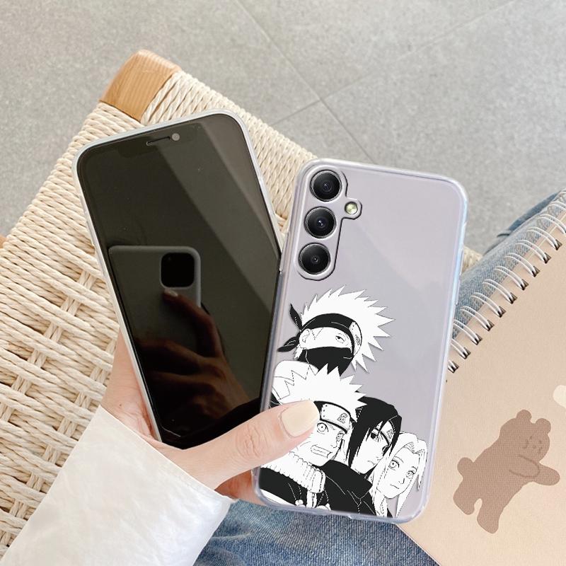 Мягкий прозрачный силиконовый чехол с рисунком аниме для Xiaomi Redmi Note 13 14T 15 Samsung A55 A35 M35 S24 FE iPhone 15 Huawei Honor 200 Camera Защитный противоударный чехол