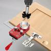 Fixture Ruler Hinge Drilling Jig Concealed Hinge Drilling Locator  Furniture Installation