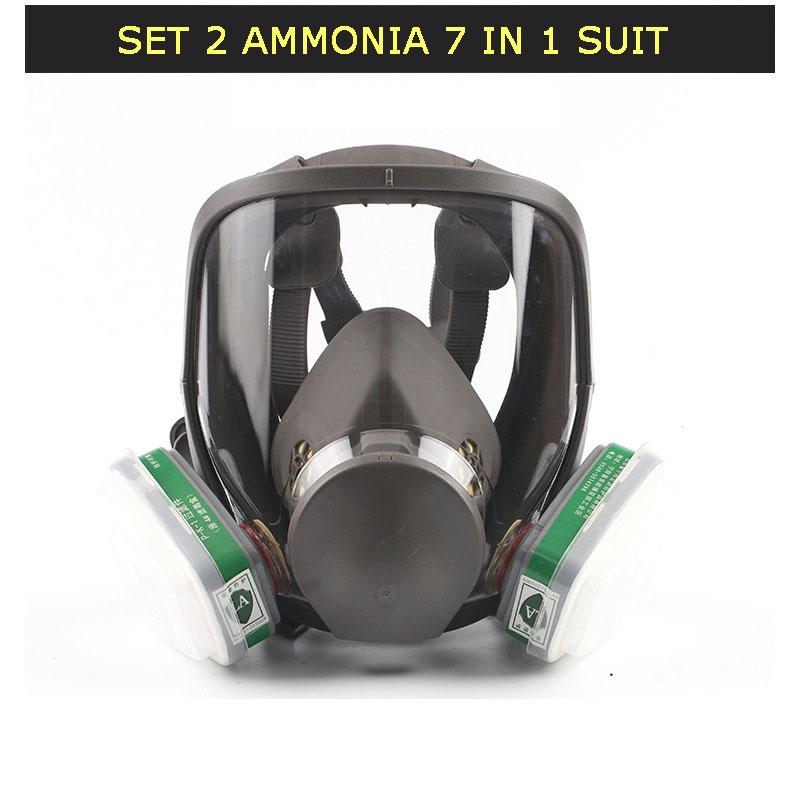 Новый респиратор типа 6800 для промышленной окраски, защитный рабочий фильтр, пылезащитный, анфас, противогаз, защита от формальдегида