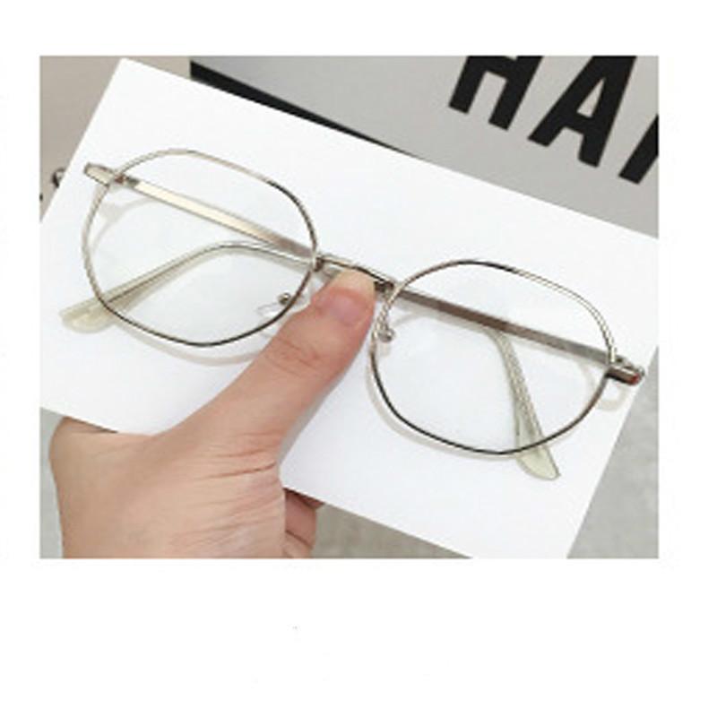 Взрывная восьмиугольная оправа Корейская версия многоугольных очков Чистые очки для знаменитостей по рецепту