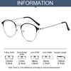 Vision Care Ultralight Metal Round Frame Optical Glasses Eyewear Eyeglasses Myopia Glasses