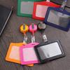 No Zipper Office Supplies Tag ID Card Holder Protective Shell Badge Case Credit Card Holder