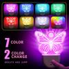 Night Light Butterfly Night Light Plug Into Wall LED Wall Lamp Colors Change RGB LED Nightlight for Children Kids Bedroom