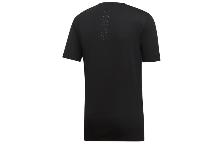 adidas Футболки Мужские Черные С Круглым Вырезом Умеренный Прямой Крой DQ1846