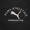 Puma Athletics FW25 Флисовый пуловер с круглым вырезом, с длинным рукавом, мужской свитшот 694697-01