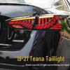 19-22 ALTIMA Teana LED Dragon Scale Tail Light: Daytime Running, Brake, Reverse, Fog