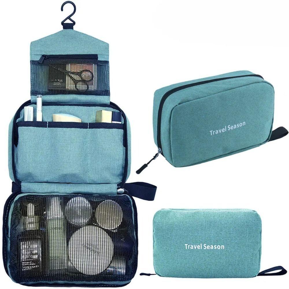 Hanging Hook Hanging Toiletry Bag Large Capacity Travel Cosmetic Bag Wash Organizer