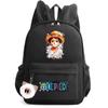 Anime One Piece Backpack Teenager Girl Boy Backpack Schoolbag Back To School Bookbag Men Women Leisure Travel Bag Daily Bag