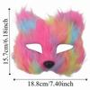 Realistic Half Face Mask Cartoon Masquerade Mask Ghost House Decor Eye Mask  Costume Party Supplies