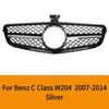 Для Mercedes Benz C Class W204 C180 C200 C300 C350 2007-2014 передний бампер решетка переделка GT Diamond AMG стиль авто аксессуары