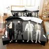 Комплект постельного белья Anime 19 Days Single Twin Full Queen King Size Bed Set Adult Kids Bedroom Duvet Cover Sets 3D Anime Bed Sheet Set