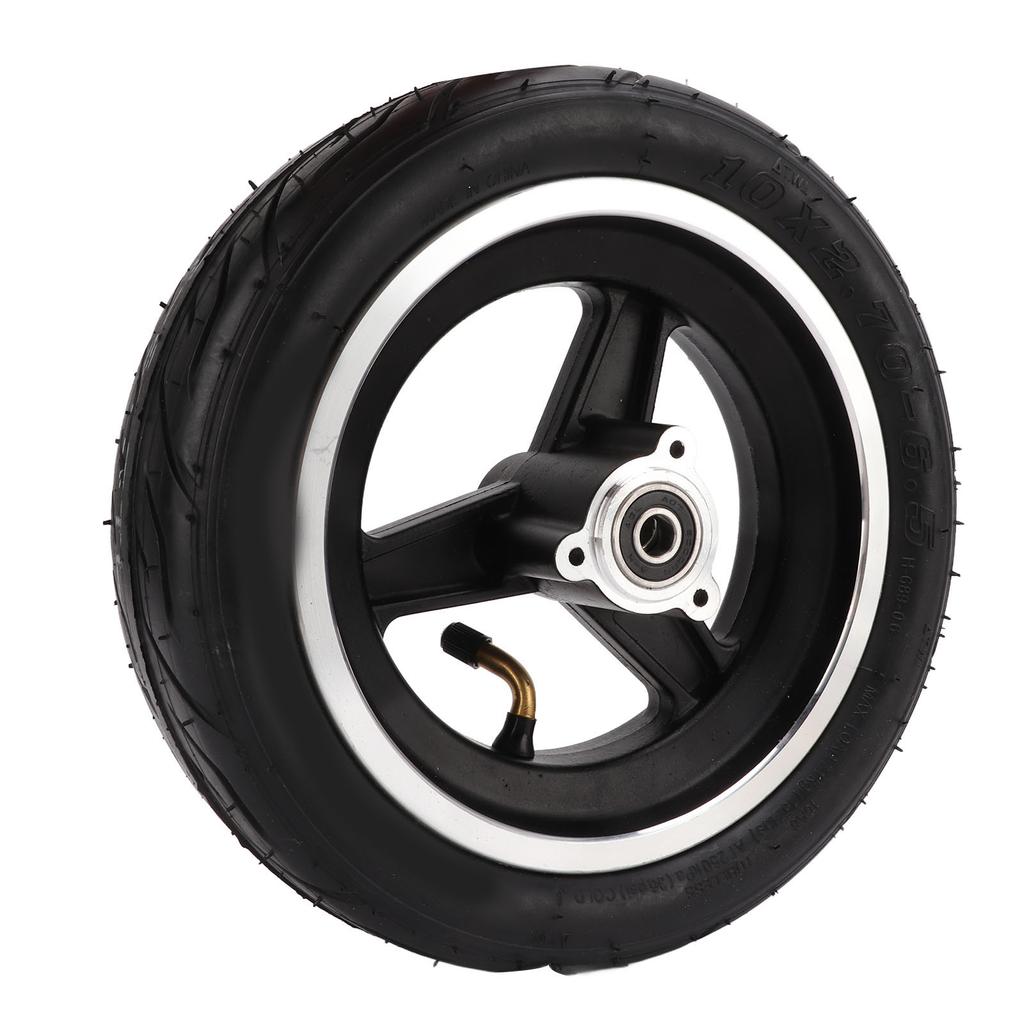 Electric Scooter Tire Assembly 10x2.70‑6.5 Thicken Vacuum Tire with Wheel Hub for Electric Scooter Repair