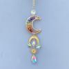 Drops Crystal Ball Crystal Car Hanger Natural Crystal Moon Crystal Pendant  Gift