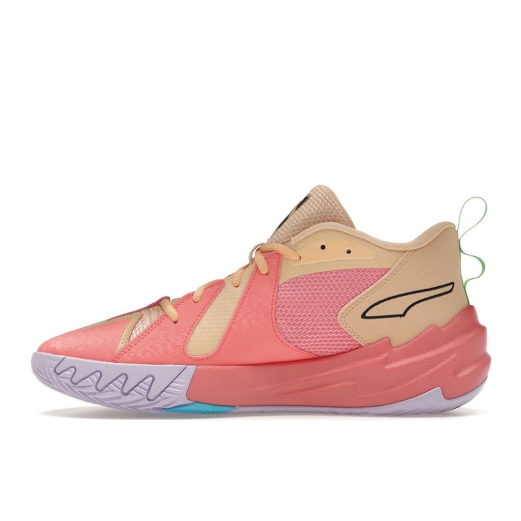 Puma Scoot Zeros Georgia Персиковые Мужские Кроссовки Розовые Маракуйя Зеленый 379908-07