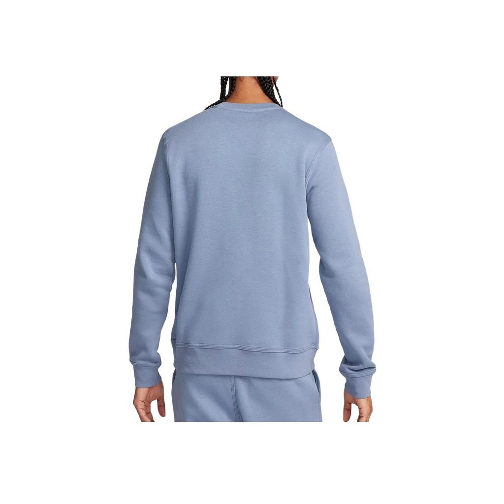 Nike Флисовый повседневный свитшот с круглым вырезом, мужские топы, светло-фиолетовый 623459-493