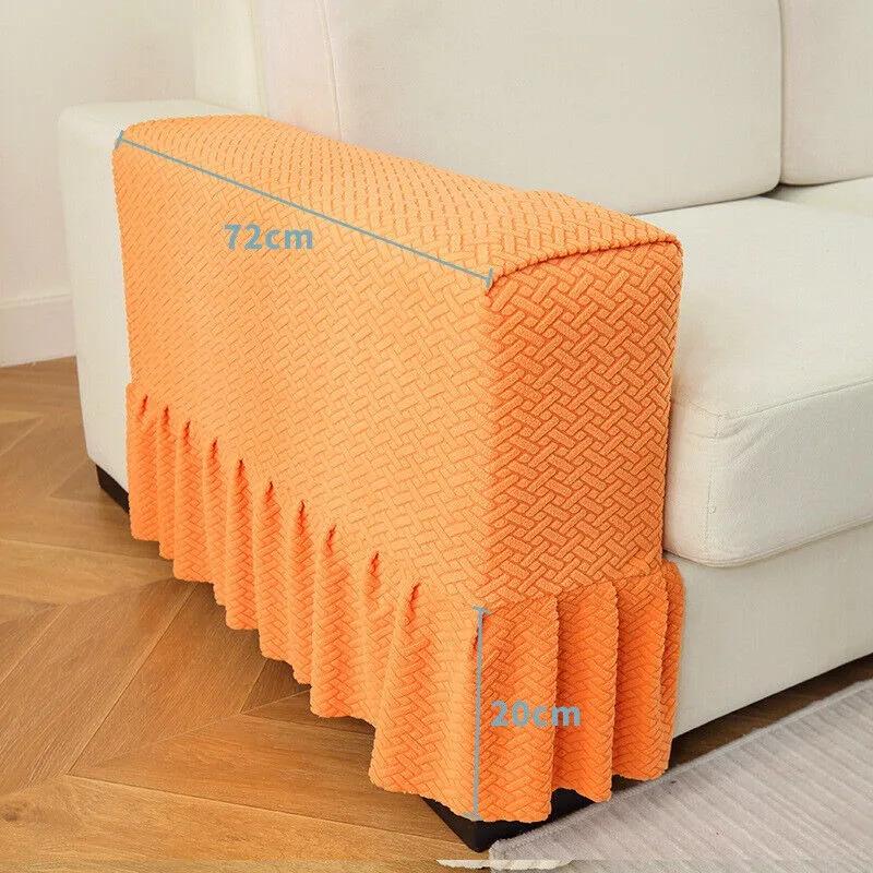 Armrest Covers Thickened Non-Slip Sofa Armrest Protector Universal Soft Warm Furniture Protector for Chair Sofa Couches Recliner