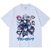 230 Gsm 100% Cotton Blue Lock V1 Print Unisex Heavy Cotton T Shirt