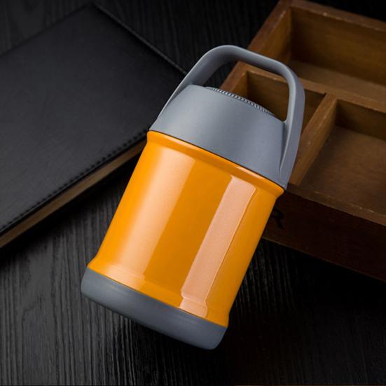 Изолированный контейнер для обеда, 450 мл, герметичный, с хорошей герметичностью, фляга из нержавеющей стали с широким горлышком, дорожная изолированная бутылка