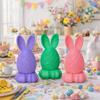 Cartoon 3D Printing Easter Rabbit Hollow Out Egg Candle Holder  Easter Decoration